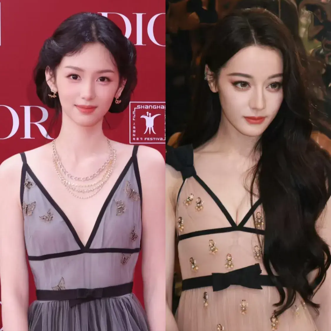 迪奥活动众星云集,迪丽热巴透视装引关注,王子文长发造型温柔,刘嘉玲成最大亮点